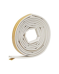 Frost King White Rubber Weatherseal Tape 17 ft. 